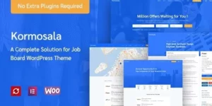 Kormosala – Job Board WordPress Theme 1.0.39破解版主题