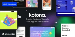 Kotona Software and App Landing Page Theme 1.0.0破解版主题