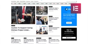Kritex Corporate News Blog Modern WordPress Elementor Theme WordPress Theme 1.1.0破解版主题