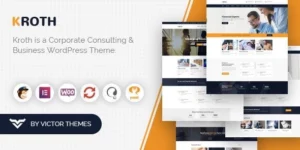 Kroth Business/Consulting WordPress Theme 1.9.7破解版主题