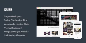 Kubb Photography Magazine WordPress Theme 2.0.10破解版主题
