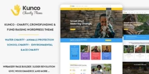 Kunco Charity Fundraising WordPress Theme 1.1.1破解版主题