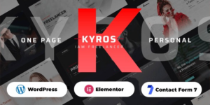 Kyros Personal Portfolio CV Resume Theme 1.0.7破解版主题