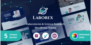 Laborex – Laboratory Research WordPress Theme 1.8破解版主题
