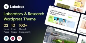 Labotrex Laboratory Science Research WordPress Theme 1.0破解版主题