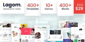 Lagom Multi Concept MultiPurpose WordPress Theme 1.2破解版主题