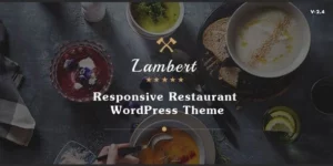 Lambert Restaurant / Cafe / Pub WordPress Theme 2.5.1破解版主题