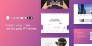 Landkit WordPress Landing Page Theme 1.1.3破解版主题