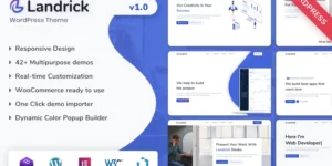 Landrick Multipurpose WordPress Theme 1.0破解版主题