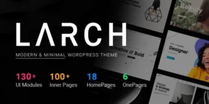 Larch Responsive Minimal Multipurpose WordPress Theme 2.3破解版主题