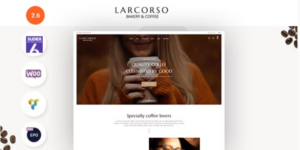 Larcorso Coffee Shop WooCommerce Theme 2.0破解版主题