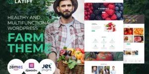 Latify Private Farm Responsive WordPress Theme 1.0.1破解版主题
