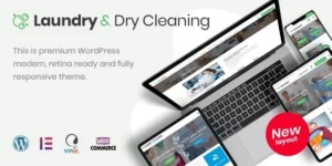 Laundry Dry Cleaning Services WordPress Theme 3.7破解版主题
