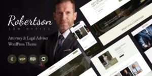 Law Office | Attorney Legal Adviser WordPress Theme + RTL 3.3破解版主题