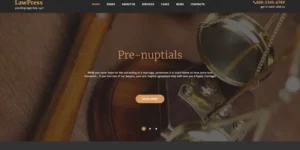 LawPress Law Firm Responsive WordPress Theme 1.0.0破解版主题