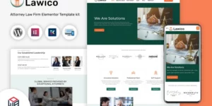Lawico Law Lawyer Attorney WordPress Theme 1.0破解版主题