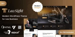 Lawsight Law Lawyer WordPress 1.1.1破解版主题