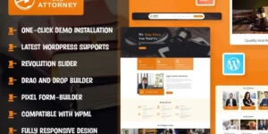 Lawyer and Attorney WordPress Theme 1.0.0破解版主题