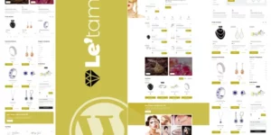 Le’tam | Jewelry Shop WordPress Theme 1.0.0破解版主题