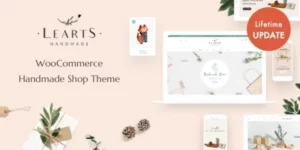 LeArts Handmade Shop WooCommerce WordPress Theme 1.5.3破解版主题