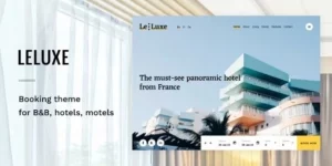 LeLuxe Hotel WordPress Theme 1.0.8破解版主题