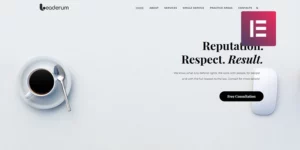 Leaderum Minimal Business WordPress Elementor Theme WordPress Theme 1.0.0破解版主题