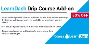 LearnDash Drip Course Add-on 1.0.0破解版插件