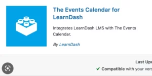 LearnDash LMS The Events Calendar Integration 1.0.2破解版插件