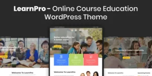 LearnPro Online Course Education WordPress Theme 1.0破解版主题