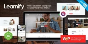 Learnify Online Education Courses WordPress Theme 1.5.0破解版主题