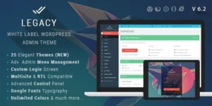 Legacy White label WordPress Admin Theme 9.5破解版插件