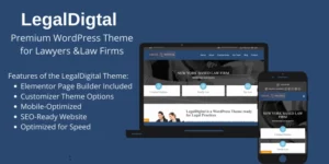 LegalDigital Responsive WordPress Theme WordPress Theme 1.0.0破解版主题