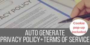 Legalize Privacy Policy / Terms of Service Generator and EU Cookie Law Popup Plugin – CodeRevolution 1.9.0破解版插件