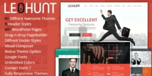 LeoHunt Responsive MultiPurpose WordPress Theme 1.0破解版主题