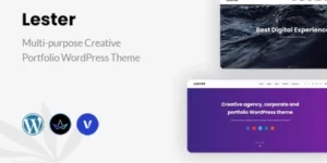 Lester Creative Portfolio WordPress Theme 3.0破解版主题