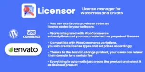 Licensor License manager for WooCommerce and Envato 1.0.1破解版插件