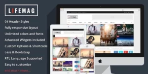 LifeMag  – Responsive Magazine WordPress Theme 1.0.4破解版主题