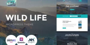 LifeisWild Wild Life WordPress Theme 1.0.1破解版主题