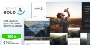 Light Bold Speed-Focused WordPress Theme | Corporate 1.2.4破解版主题