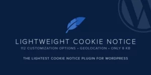Lightweight Cookie Notice 1.34破解版插件