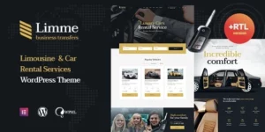 Limme Limousine Transfers Car Dealer WordPress Theme + RTL 1.2.3破解版主题