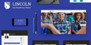 Lincoln Education Material Design WordPress Theme 4.3.1破解版主题
