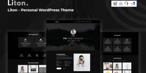 Liton Personal CV Responsive WordPress Theme 1.0.0破解版主题