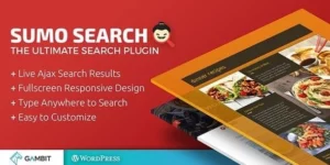 Live Ajax Site Search Sumo Search WP Plugin 1.2破解版插件