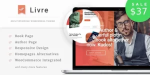 Livre WooCommerce Theme For Book Store 2.0.1破解版主题