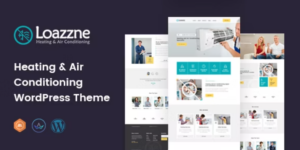 Loazzne Air Conditioning Services WordPress Theme 1.1破解版主题