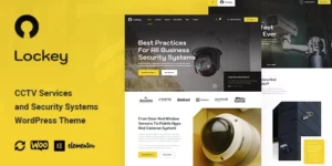 Lockey CCTV and Security Systems WordPress Theme 1.0.6破解版主题