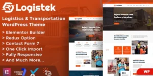 Logistek Logistics Transportation WordPress Theme 1.0破解版主题