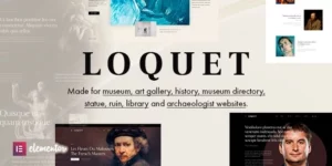 Loquet Museum History WordPress Theme 1.0.1破解版主题