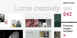 Lorne Creative Portfolio Theme 1.0破解版主题